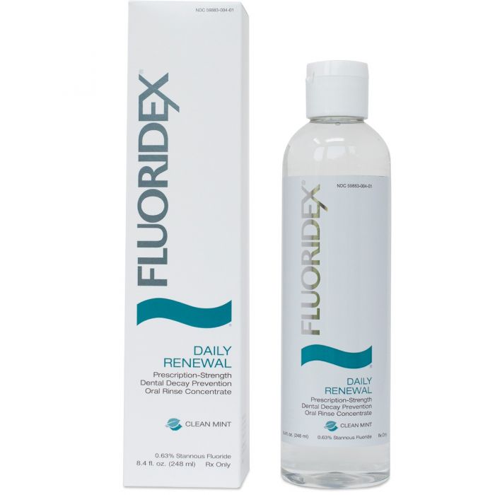 Fluoridex Daily Renewal Dental Decay Prevention Oral Rinse Concentrate