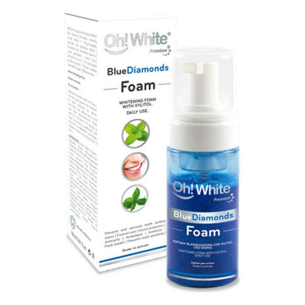 Toothpaste Blue Diamonds Oh! White Tooth Mousse Foam (100 ml) - BrillianceWhitening LLC